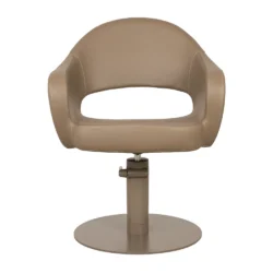 Poltrona da Parrucchiere Professionale TOP LIRA – Beige, Nero e Marrone - immagine 10