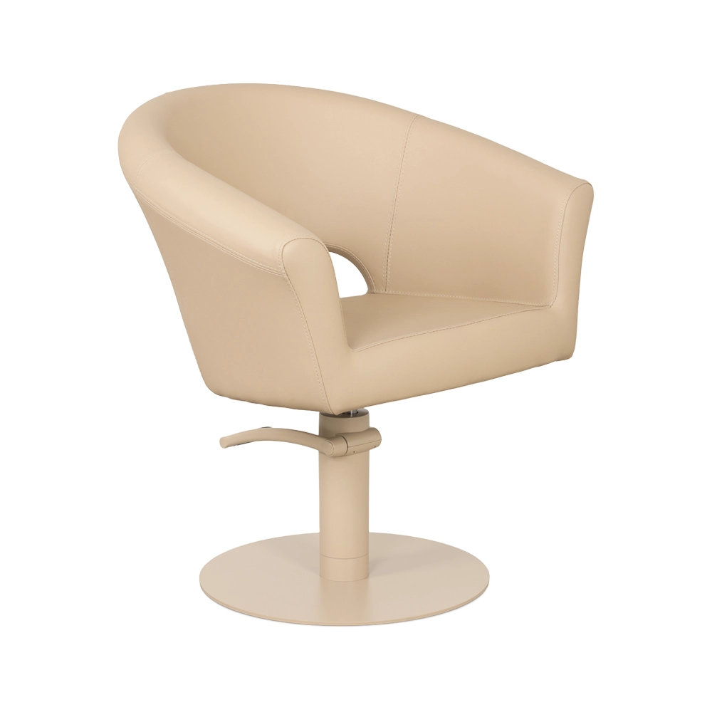 poltrona per parrucchiere beige cosmo weelko