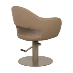 Poltrona da Parrucchiere Professionale TOP LIRA – Beige, Nero e Marrone - immagine 9