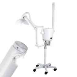 Vaporizzatore Viso Professionale Steam Chroma 360 con Vapore Caldo, Freddo e Cromoterapia 352 LED - immagine 6