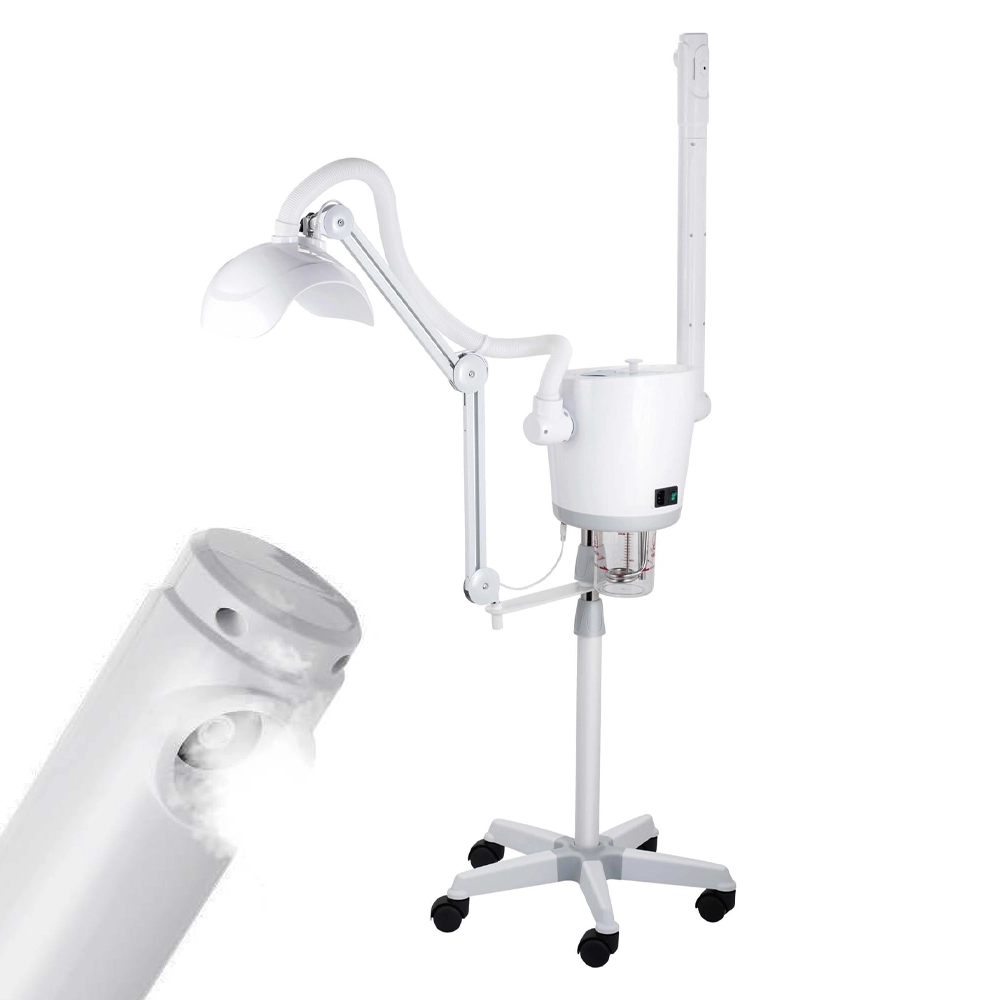 Vaporizzatore Viso Professionale Steam Chroma 360 con Vapore Caldo, Freddo e Cromoterapia 352 LED - immagine 6