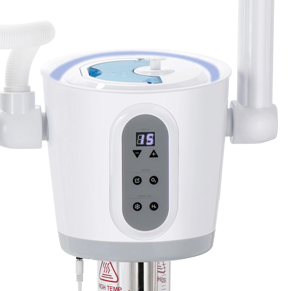 Vaporizzatore Viso Professionale Steam Chroma 360 con Vapore Caldo, Freddo e Cromoterapia 352 LED - immagine 5