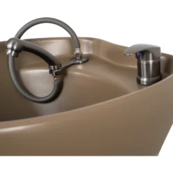 Lavatesta Professionale per Parrucchiere Velaris Marrone con Vasca Marrone – 4 Versioni Disponibili - immagine 5